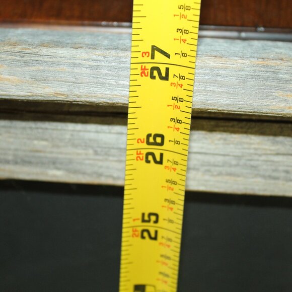 Rustic 21" x 27" Frame & Original Spanish Village Painting Artwork by Jeremy U. - Picture 7 of 8